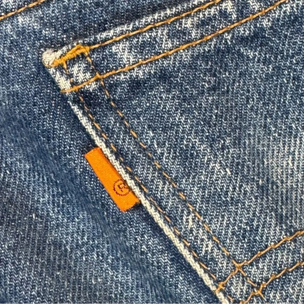 Vintage Levi’s 1996 Orange‎ Tab Men’s Faded Blue Jeans 38x30 505 Reg Straight